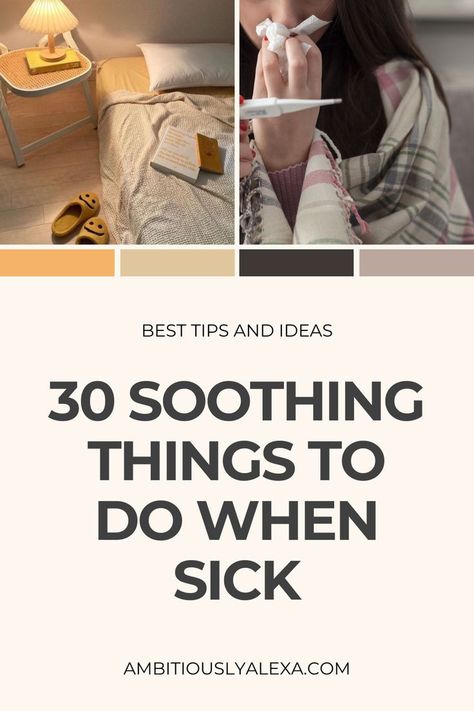 what to do on a sick day Things To Do When Sick, Sick Day Tips, Sick Day Routine, Sick Day Activities, Sick Day Aesthetic, Day Activities For Adults, Sick Day Essentials, Ideas For Self Care, Self Care Kit