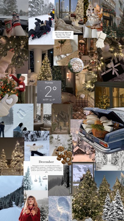 #christmasaesthetic #christmas Christmas Background Collage, Christmas Collage Aesthetic, Xmas Collage, Christmas Wallpaper Collage, Christmas Collages, Cute Christmas Ideas, Cute Christmas Outfits, Christmas Collage, Winter Mood