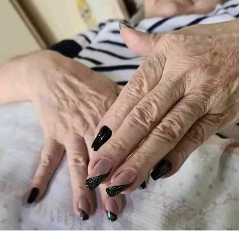 Black Gel Nails, Beauty Hacks Nails, Fancy Nails Designs, Grunge Nails, Blush Nails, Classy Acrylic Nails, Acrylic Nails Coffin Pink, Short Acrylic Nails Designs, Fire Nails