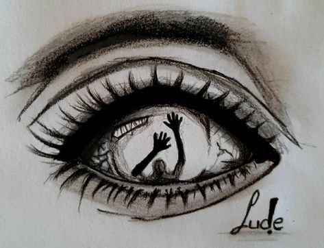 Eye With Hands Inside Drawing, Mindful Colouring, Eye Tattoos, Eyeball Tattoo, Joker 2, Power Quotes, Alchemic Symbols, Eye Sketch, Tattoo Style Drawings