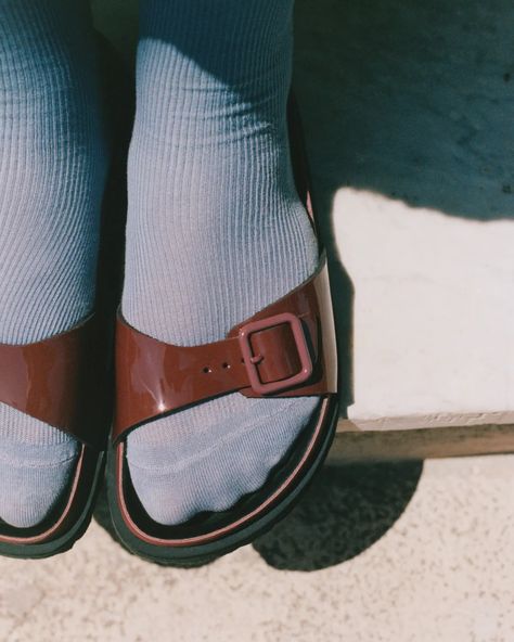 Birkenstock 1774 Eternal Sunshine Collection: See Photos of Part 2 – Footwear News Birkenstock 1774, Hannah Rose, Beige Pumps, Bryce Harper, Edit Photos, Power Suit, Eternal Sunshine, Comfy Shoes, Celebrity Look