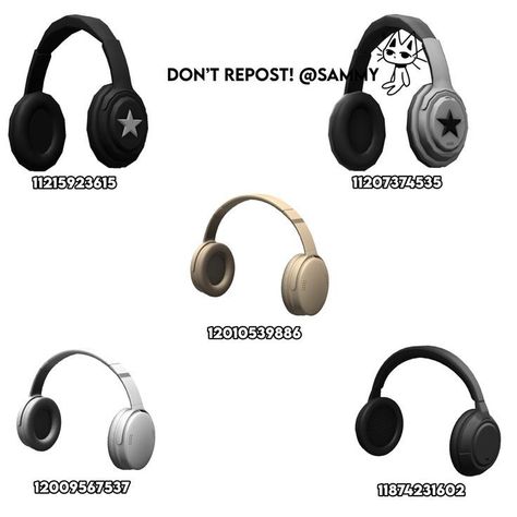 Roblox Earmuffs Codes, Black Roblox Accessories Codes, Headphone Codes Berry Ave, Headphone Codes For Bloxburg, Berry Avenue Codes Headphones, Brookhaven Outfit Codes Accessories, Roblox Headphones Code, Bloxburg Headphones Codes, Taylor Swift Codes Berry Ave