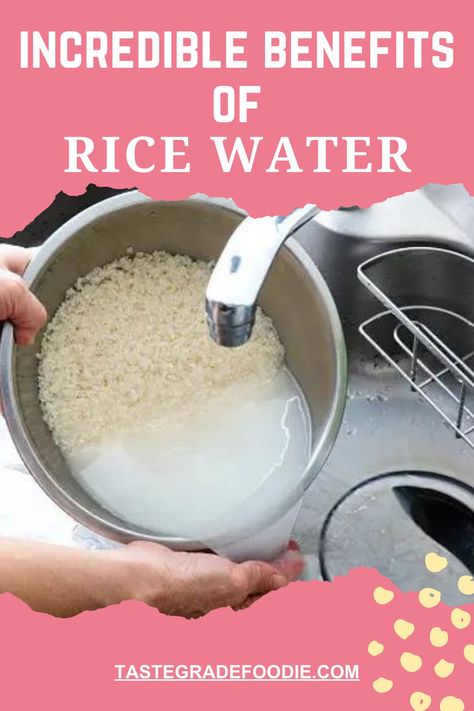 incredible benefits of rice water Rice Benefits, Rice Water For Face, Water Benefits For Skin, Benefits Of Rice Water, Rice Water Benefits, Benefits Of Rice, Promoting Hair Growth, Rice Diet, Expensive Beauty Products