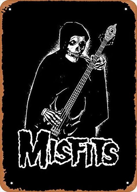 Misfits Band Art, Misfits Logo, Misfits Band, Zombie Wallpaper, Vintage Art Wall, Funny Mean Quotes, Punk Poster, Heavy Metal Art, The Misfits