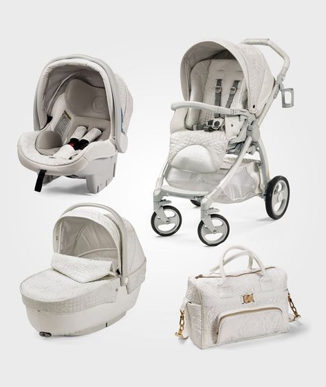 Young Versace Young Versace Stroller White Multi White Stroller, Baby Car Seats Newborn, Newborn Stroller, Baby Gadgets, Baby Prams, Baby Necessities, Luxury Baby, Baby Stroller, Baby Supplies