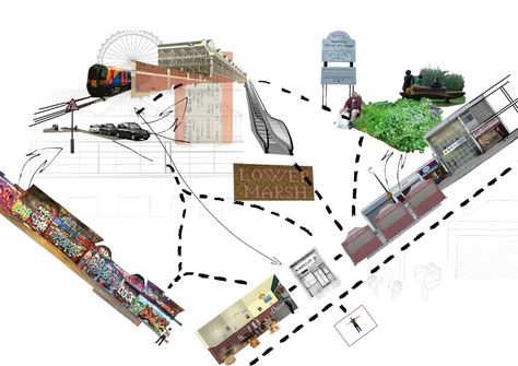 Psychogeographic Mapping – Jamie Strong Mapping Techniques, Guy Debord, Map Diagram, Urban Design Diagram, Architecture Mapping, Map Murals, Architecture Drawing Art, Architecture Poster, Architecture Presentation