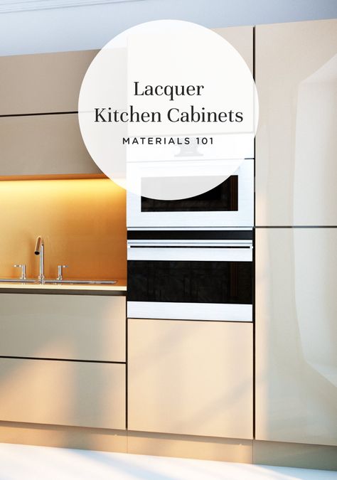 The glossy kitchen cabinets you see in magazines can be yours! Here’s all you need to know about lacquer #kitchen  cabinets.   #interiordesign #indianhomes Glossy Kitchen Cabinets, Kitchen Cabinets Materials, Glossy Kitchen, Melamine Cabinets, Countertop Ideas, Decor Hacks, Home Decor Hacks, Indian Furniture, Indian Homes