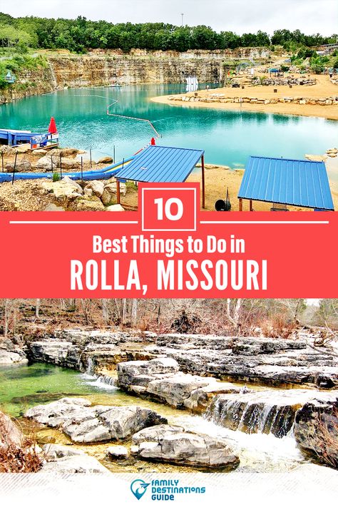 Want to see the most incredible things to do in Rolla, MO? We’re FamilyDestinationsGuide, and we’re here to help: From unique activities to the coolest spots to check out, discover the BEST things to do in Rolla, Missouri - so you get memories that last a lifetime! #rolla #rollathingstodo #rollaactivities #rollaplacestogo Things To Do In The Ozarks Missouri, Fugitive Beach, Things To Do In Missouri, Rolla Missouri, Missouri Vacation, Missouri Town, Route 66 Trip, Ozarks Missouri, Illinois Travel