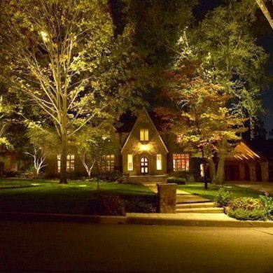 10 Enchanting Landscape Lighting Solutions Enchanting Landscape, Perimeter Lighting, Landscape Lighting Design, Light Up The Night, Backyard Lighting, Garden Landscape Design, Restoration Services, Accent Lighting, Outdoor Dining Area