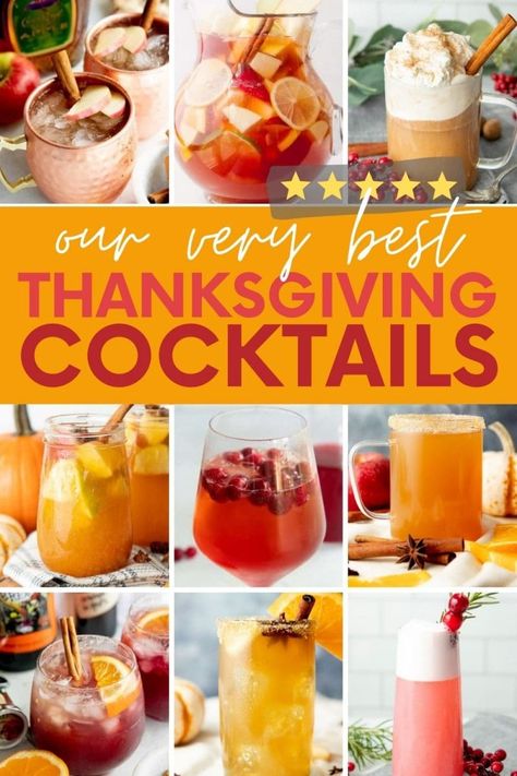 Holiday Alcoholic Drinks Thanksgiving, Drinks For Thanksgiving, Christmas Mocktail Recipes, Christmas Mocktails, Homemade Chai Tea, Holiday Drinks Alcohol, Spiked Apple Cider, Sangria Cocktail, Yummy Summer Drinks