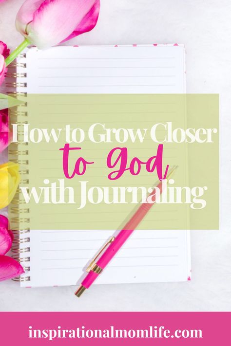 How To Journal As A Christian, How To Journal To God, Journaling With God, Journaling To God, How To Start A Bible Journal Notebook, How To Grow Closer To God, Catholic Journaling, Growing Closer To God, Prayer Routine