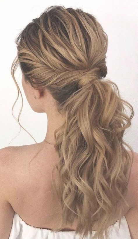 Ponytail Hairstyles Low, Prom Hairdos, Best Ponytail Hairstyles, Easy Ponytails, Best Ponytail, Wedding Ponytail Hairstyles, Up Ponytail, Bridesmaid Hair Ponytail, Prom Hair Up