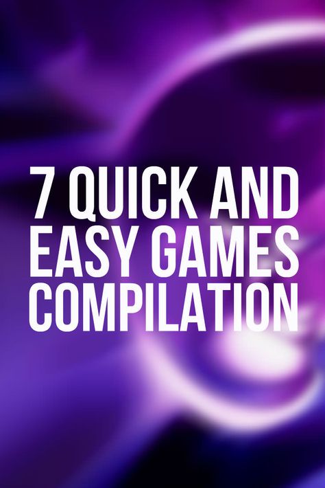 When you’re short on time, play some fun, quick and easy games! These beat sitting around waiting for something fun to do.  So, here is the list of some of the best quick and easy game compilations: All in Grandma’s Attic In this game the first player will say something that starts with “A” that [...] Girls Camp Games, Large Group Games, Youth Lessons, Group Games For Kids, Summer Camp Games, Christian Camp, Youth Conference, Quick Games