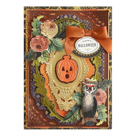 Anna Griffin Halloween, Halloween Banners, Pumpkin Thanksgiving, Anna Griffin Cards, Halloween Greetings, Autumn Ideas, Halloween Banner, Halloween Scary, Anna Griffin