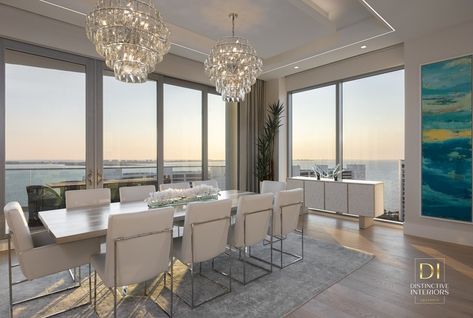 Penthouse Dining Room Inspo Penthouse Apartment Dining Room, Nyc Apartment Dining Room, Nyc Penthouse Kitchen, Luxury Nyc Penthouses, Penthouse Apartment Kitchen, Modern House Dining Room, Mansion Dining Room, Penthouse Dining Room, Nyc Apartment Aesthetic