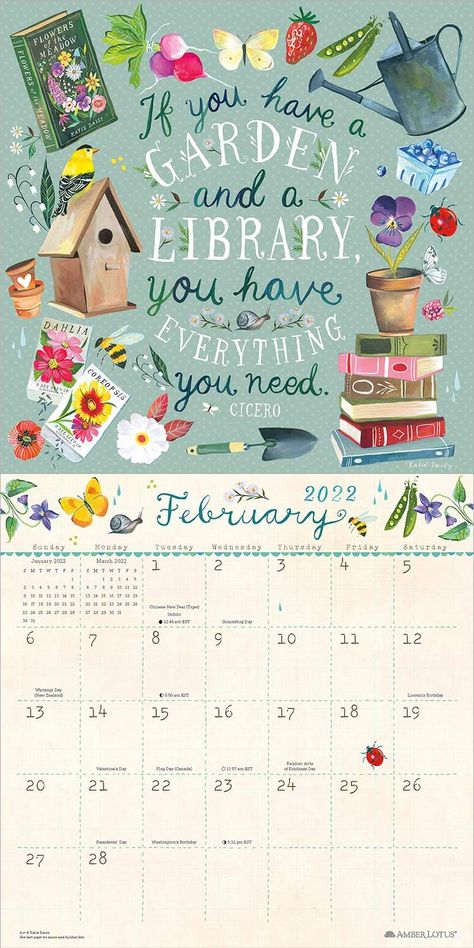 Katie Daisy, Illustration Style, The Meadows, Calendar Design, World Cultures, Kindle App, Wall Calendar, Amazon Books, Weekly Planner