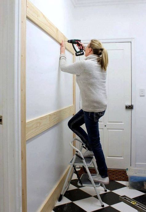 Shiplap Board And Batten, Batten Walls, Batten Board, Board And Batten Wall, Wine Bottle Diy Crafts, Diy Decorating, Board And Batten, Diy Home Improvement, Diy Home Decor Projects