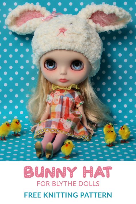 Blythe Doll Knitting Patterns Free, Blythe Hat Pattern Free, Blythe Hat Pattern, Blythe Knitting Patterns Free, Blythe Pattern, Blythe Doll Clothes Patterns Free, Blythe Clothes Pattern Free, Blythe Doll Clothes, Knit Doll Hat