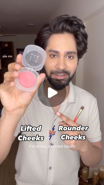 Pink Highlighter Makeup Look, Cheek Blush Makeup, How To Blush Cheeks, How To Apply Blush Correctly, Ankush Bahuguna, Pink Highlighter Makeup, Blush Hacks, Where To Apply Highlighter, Blush Makeup Tutorial