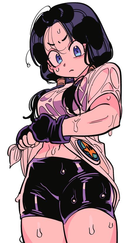 Goku Black Cosplay, Dbz Art Goku, Videl Dbz, Female Goku, Dbz Drawings, Cute Eyes Drawing, Dragon Ball Art Goku, Dragon Ball Super Art, Anime Dragon Ball Goku