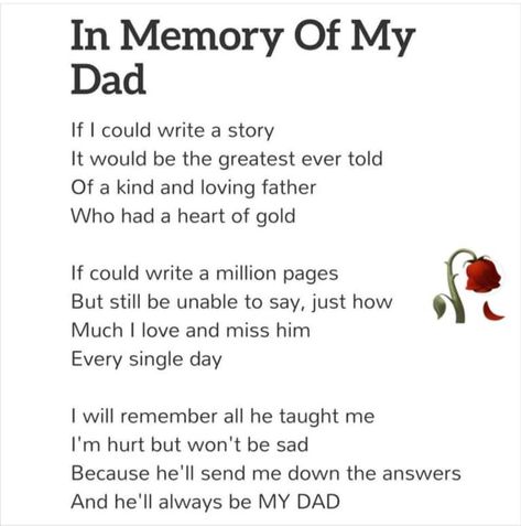 Poem For Fathers Day, Dad Memorial Quotes, Dad In Heaven Quotes, Miss You Dad Quotes, Father Poems, Dead Quote, I Miss My Dad, I Miss You Dad, Remembering Dad