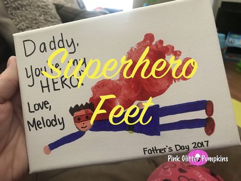 Superhero Feet — Pink Glitter Pumpkins Batman Handprint, Handprint Poem, Hero Crafts, Dad Poems, Fathersday Crafts, Fathers Day Art, Superhero Crafts, Glitter Pumpkins, Handprint Craft