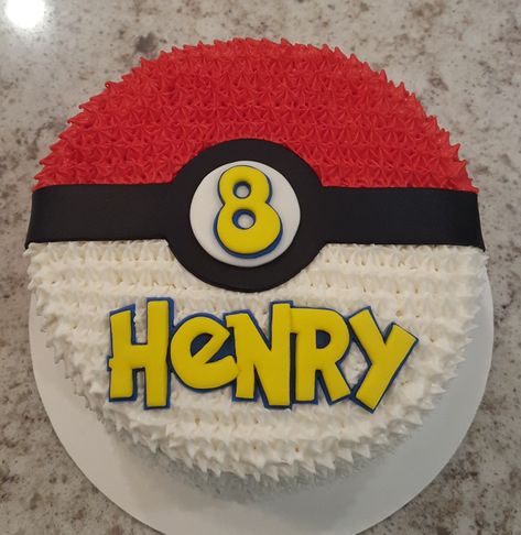 Pokemon Simple Cake, Pokemon Cake Simple, Pokémon Birthday Ideas Cake, Pokemon Smash Cake, Pokémon Birthday Cake Ideas, Easy Pokémon Cake, Picachu Cakes Pokemon, Pokemon Birthday Cake Diy, Number 8 Pokemon Cake