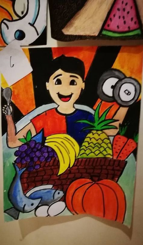 theme nutrition month 2019 poster ! #theme #nutrition #month #2019 #poster Nutrition Month Poster Drawing, Nutrition Month Poster, Poster Drawing Ideas, Cereal Nutrition Facts, 1st Grade Reading Worksheets, Nutrition Poster, Picture Comprehension, Nutrition Activities, Squad Pictures