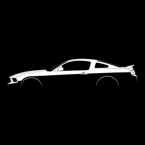 Mustang Silhouette, Mustang Drawing, Mustang Art, Mustang Logo, Mustang Wallpaper, Mustang Boss 302, Car Silhouette, Ford Mustang Boss, Mustang Boss