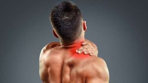 4 Ways to Loosen Tight Trapezius Muscles | ACTIVE How To Stretch Your Traps, Trapezoid Muscle Stretch, Stretches For Traps, Trap Muscle Stretch, Stretches For Trapezius Muscle, Tight Trapezius Neck Pain, Trap Stretches Neck Pain, Traps Stretch, Trap Stretches