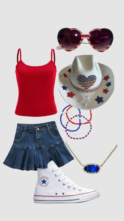 4th of july outfit inspo 4th Of July Outfits Casual, Cute 4 Of July Outfits, Diy 4th Of July Outfit, 4th Of July Outfits For Teenagers, Forth Of July Outfits Aesthetic, Fourth Of July Outfits For Women, Usa Theme Outfit, July 4 Outfit, 4th Of July Outfits Aesthetic