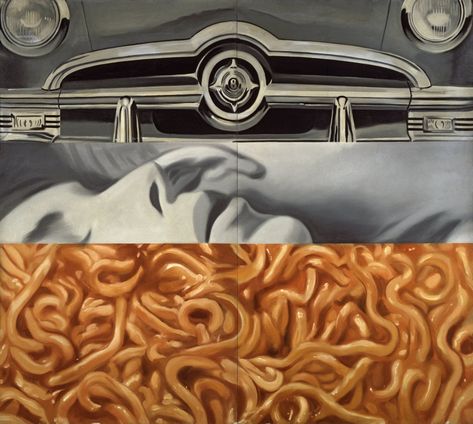 James Rosenquist “I Love You With My Ford” (1961). James Rosenquist, Pop Art Modern, Jeff Koons, Art Pop, Arte Popular, Printed Plates, Pop Artist, Cultura Pop, Funky Art