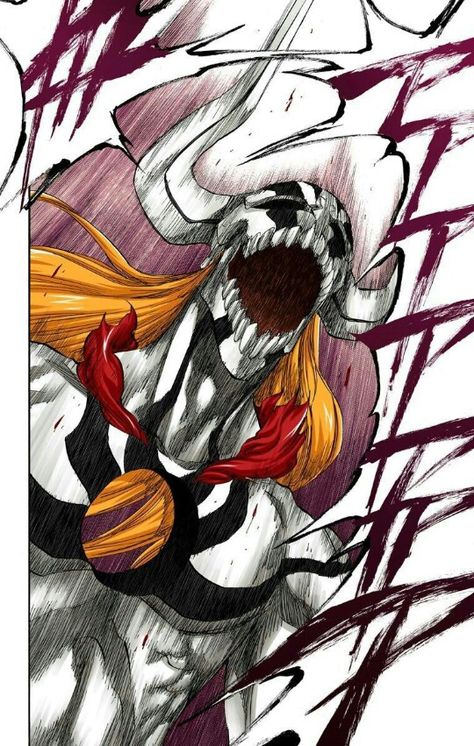 Ichigo; Vasto Lorde (Scream) Ichigo Vasto Lorde, Bleach Ichigo Hollow, Ichigo Hollow Mask, Bleach Ichigo Bankai, Ichigo Bankai, Bleach Tattoo, Ichigo Kurosaki Wallpaper, Bleach Pictures, Ichigo Manga