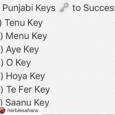 Punjabi keys to success Punjabi Memes Funny, Punjabi Funny Quotes Desi Jokes, Punjabi Humor, Funny Punjabi Quotes, Punjabi Funny Quotes, Punjabi Funny, Keys To Success, Desi Jokes, Funny Words To Say