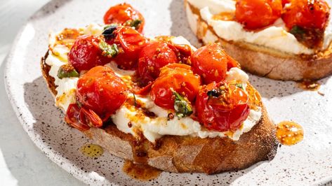 Three Tomato Sandwiches You Need to Make This Summer | Cook's Illustrated Tomato Sandwiches, Cooks Illustrated Recipes, Donut Toppings, Cookie Toppings, Open Faced Sandwich, America's Test Kitchen Recipes, Rustic Bread, Tomato Sandwich, Summer Cooking