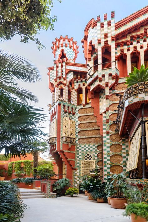 Now You Can Finally Stay in Antoni Gaudí’s First-Ever Designed Home | Architectural Digest Antonio Gaudí, Garden Levels, Antoni Gaudi, Historic Home, Private Garden, Stay The Night, Architectural Digest, First Home, Summer House