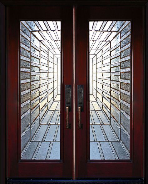 Craftsman Front Doors, Pintu Interior, Double Front Entry Doors, Entry Doors With Glass, Wooden Main Door, Wood Entry Doors, Wooden Main Door Design, Doors With Glass, Double Entry Doors