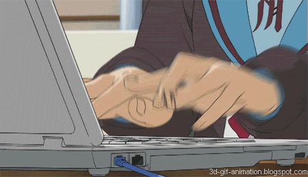 Studying Gif, Yuki Nagato, Haruhi Suzumiya, Happy Images, Banner Gif, Computer Animation, Wallpaper Animes, Halloween Cartoons, Anime Gifts