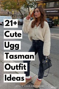 Tasman Outfit, Ugg Tasman Outfit, Ugg Tasman Slippers Outfit, Tasman Slippers Outfits, Cozy Ugg, Tasman Uggs, Slipper Outfit, Tazz Slippers, Slippers Outfit