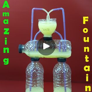 Fountain Without Electricity, Plastic Crafts, Non Stop, Water Fountain, Electricity, Water