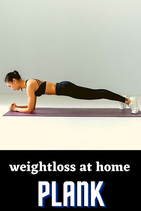 Plank Pose, Body Exercises, Weight Workout, Plank Workout, Weights Workout, Workout For Beginners, Full Body Workout, Belly Fat, Full Body