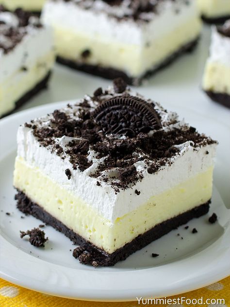 No Bake Oreo Vanilla Pudding Cake – Recipe from Yummiest Food Cookbook Vanilla Pudding Cake, Easy Pudding Recipes, Fast Dessert Recipes, Desserts With Few Ingredients, Fast Desserts, Easy Puddings, Easy Dessert Recipes, Christmas Desserts Easy, Recipes With Few Ingredients