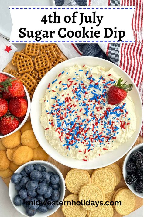 Easy Sugar Cookie Dough Dip Sugar Cookie Dip, Easy Sugar Cookie Dough, Cookie Dip, Easy Holiday Dessert, Soft Frosted Sugar Cookies, Dessert Dip Recipes, Fast Easy Desserts, Recipe With Cream Cheese, Cookie Icing Recipe