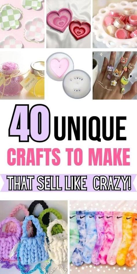 hot-crafts-to-sell Best Diy Crafts To Sell, Easiest Crafts To Make And Sell, No Sew Crafts To Sell, Diy Hobbies To Sell, Things To Make For A Craft Sale, Crafts For Festivals, Crafts I Can Sell, Easy Diy Items To Sell, Diy Craft Show Ideas To Sell