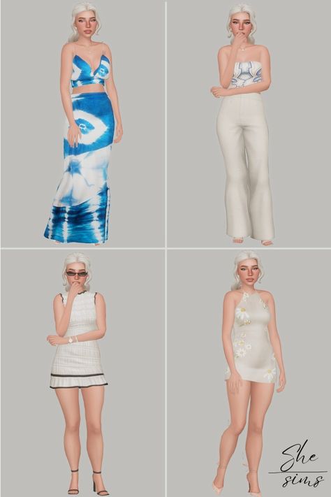 #sims4lookbook – @sileasfox on Tumblr Look Book Sims 4, Sims 4 Vacation, Heels Poses, Cc Lookbook, Cool Outfit Ideas, Tights And Heels, Hair Dress, Tumblr Sims 4, Cool Outfit