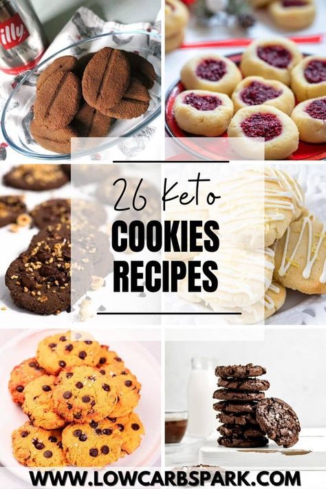 Keto Cookies Recipes, Low Carb Gingerbread Cookies, Almond Flour Recipes Cookies, Low Carb Gingerbread, Low Carb Cookies Recipes, Grain Free Cookies, Gluten Free Peanut Butter Cookies, Keto Peanut Butter Cookies, Breakfast Cookie Recipe