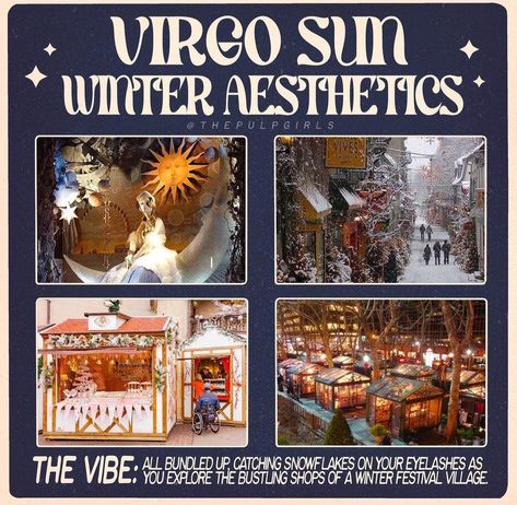 Virgo Sun Aesthetic, Virgo Aesthetics, Chart Aesthetic, Aesthetics Cottagecore, Virgo Energy, Astrology Aesthetic, Virgo Personality, Virgo Sun, Winter Aesthetics