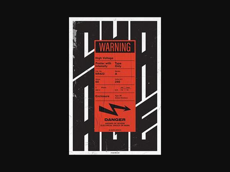 Warehouse Graphics, Electric Graphic Design, Brutalist Design Graphic, Library Graphic Design, Swiss Branding, Industrial Graphics, Professional Poster Design, Brutalist Graphic Design, Industrial Graphic Design