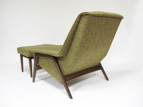 stephen falk dot com — midcenturymodernfreak: 1960s Folke Ohlsson Lounge... Tell Me A Secret, Folke Ohlsson, Mcm Chair, You're The Worst, Ask Me A Question, Lounge Chair And Ottoman, Chair Ideas, Hands In The Air, Apartment Projects