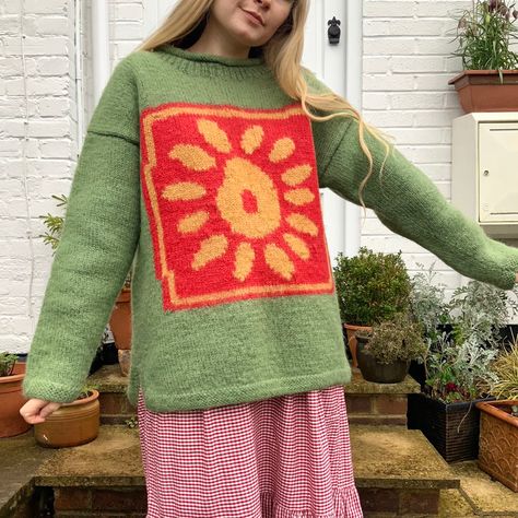 Misaki Kawai, Celestial Sun, Quoi Porter, Sun Design, Material Girls, Knit Fashion, Knitting Inspiration, Dream Clothes, Chunky Knit